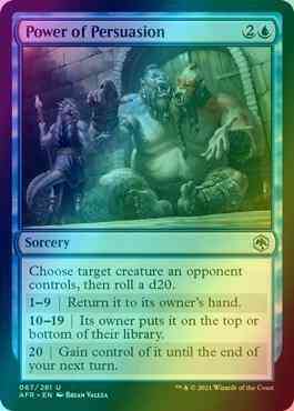 Power of Persuasion [67] [Adventures in the Forgotten Realms] [Foil]
