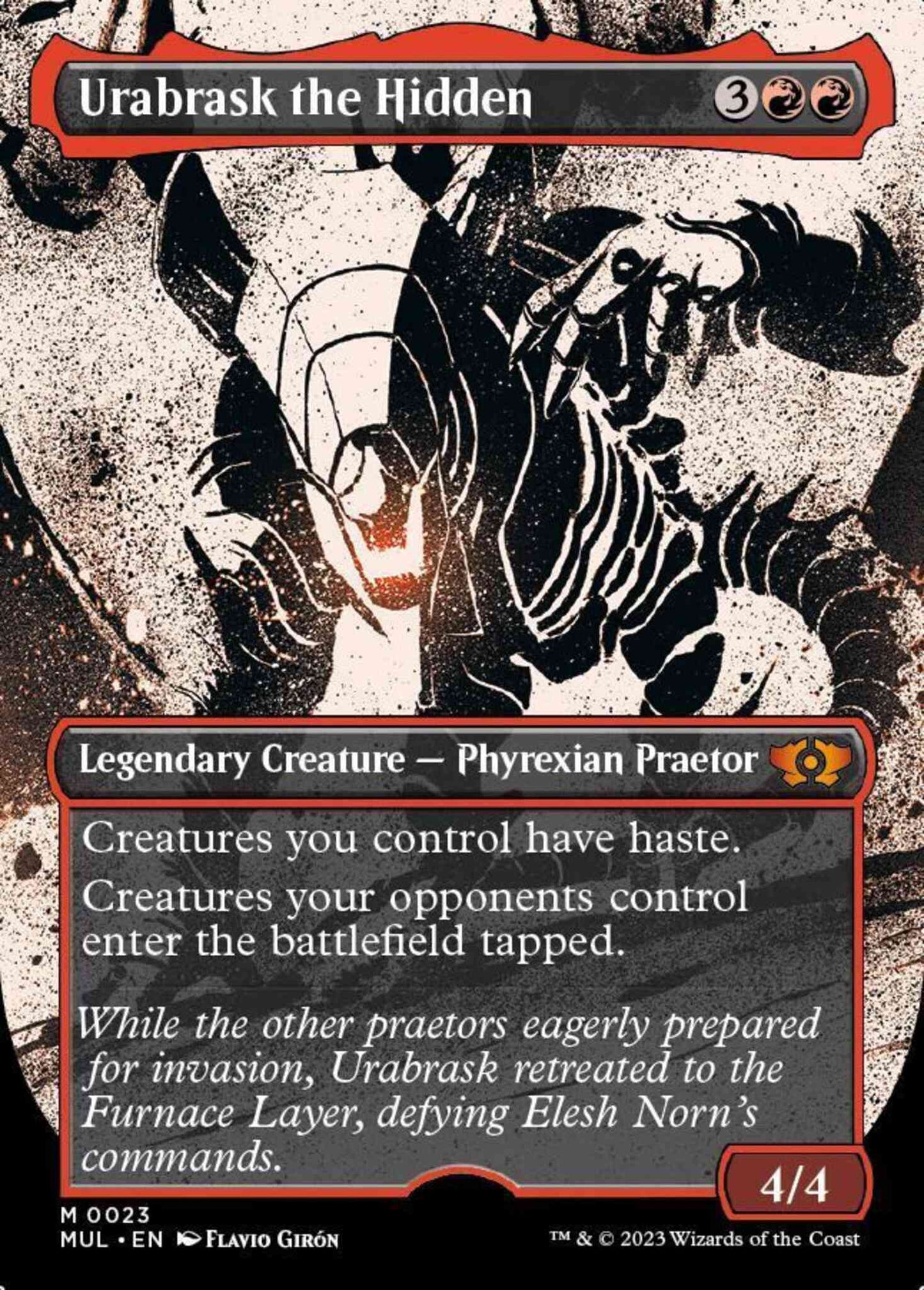 Urabrask the Hidden [23] [Planar Showcase] [Multiverse Legends] [Non-Foil]