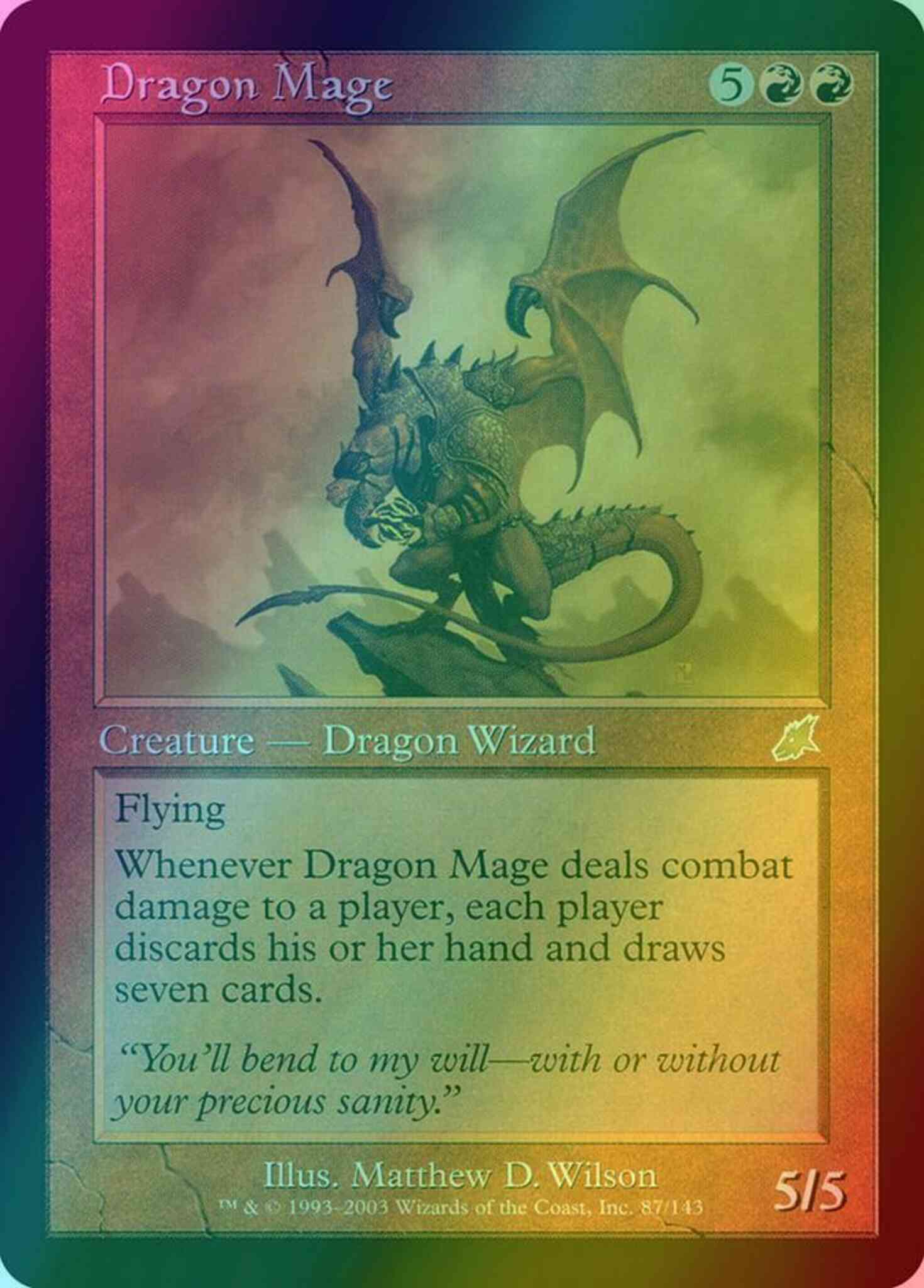 Dragon Mage [87] [Scourge] [Foil] – Face to Face Games
