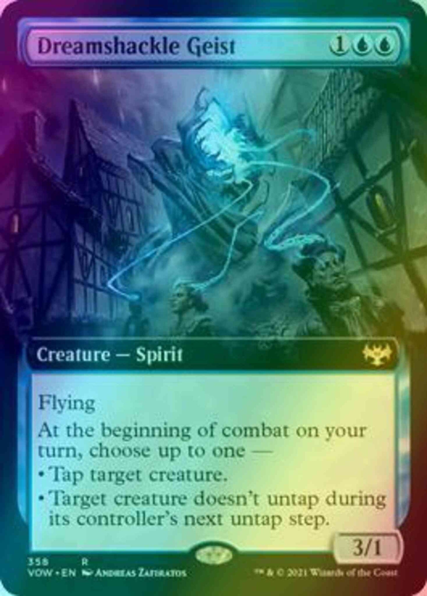 Dreamshackle Geist [358] [Extended Art] [Innistrad: Crimson Vow] [Foil]