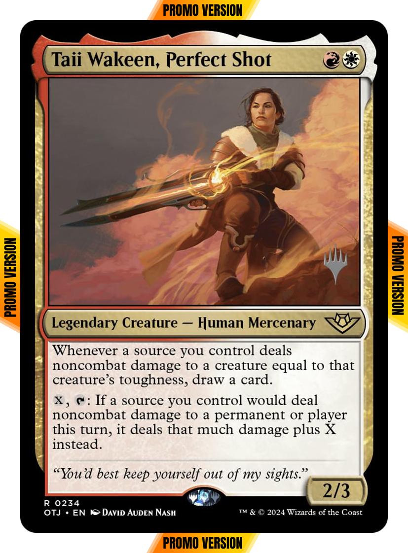 Taii Wakeen, Perfect Shot [234p] [Promo Pack] [Outlaws of Thunder Junction: Promos] [Non-Foil]