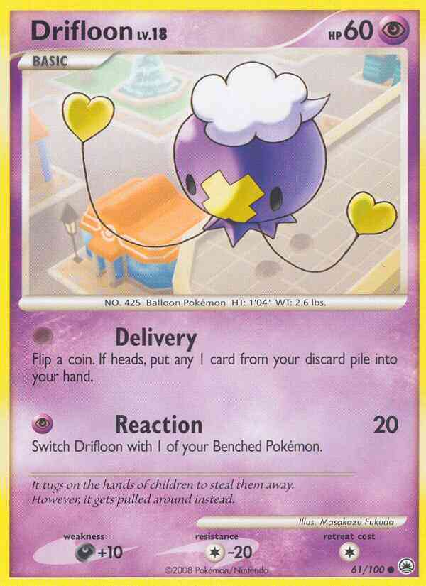 Drifloon - 61/100 - Common [dp5-61] [Reverse Holo]