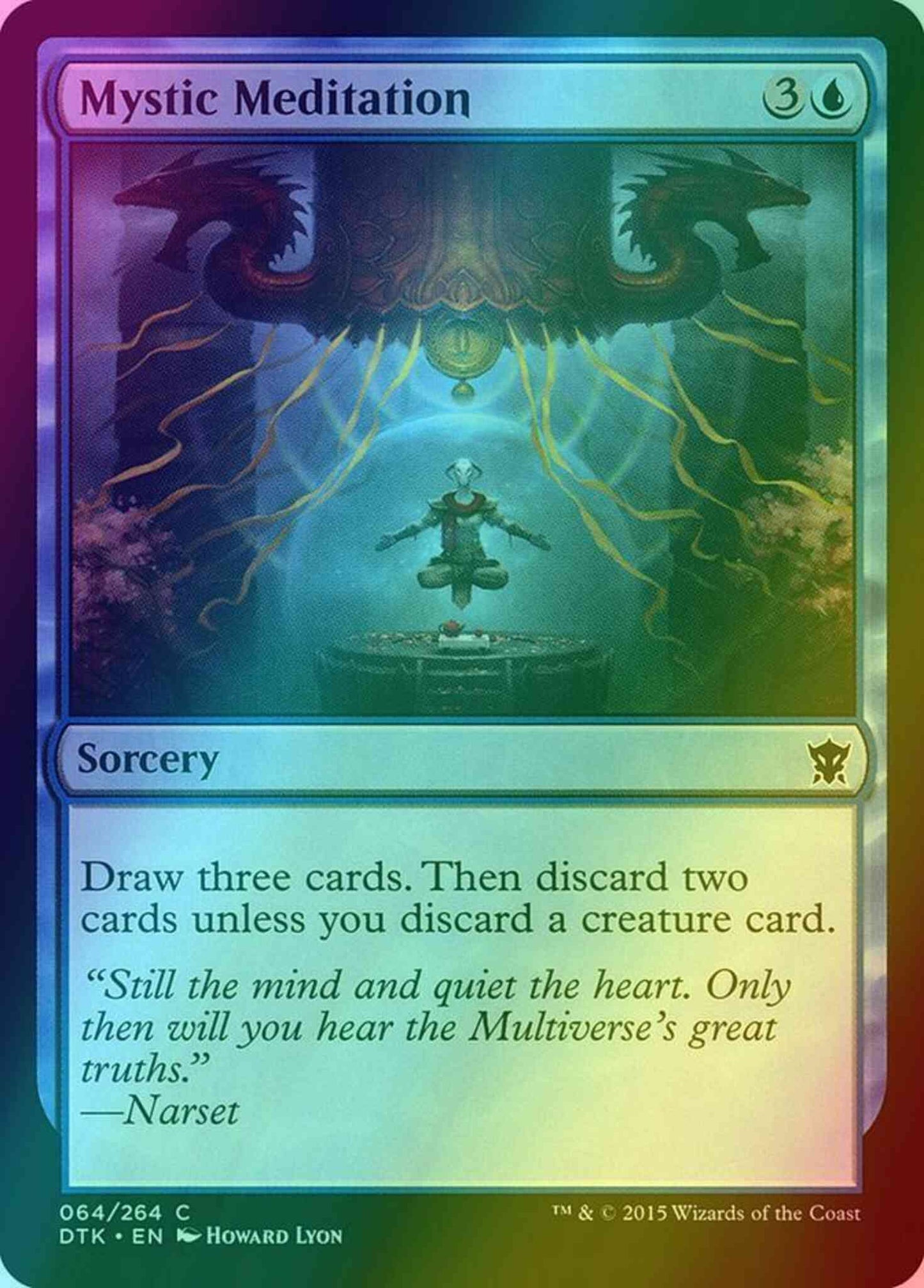 Mystic Meditation [64] [Dragons Of Tarkir] [Foil]