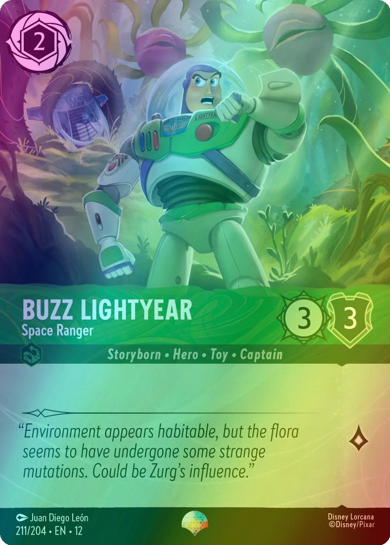 Buzz Lightyear - Space Ranger (Epic) - 211/204 [Wilds Unknown] [Holofoil]