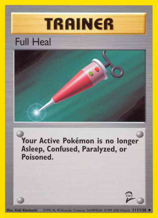 Full Heal - 111/130 - Uncommon [base4-111] [Non-Holo]