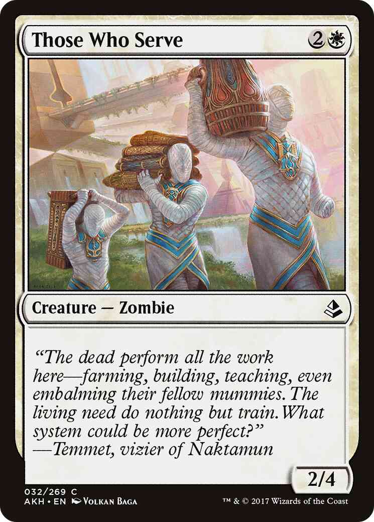 Those Who Serve [32] [Amonkhet] [Non-Foil]