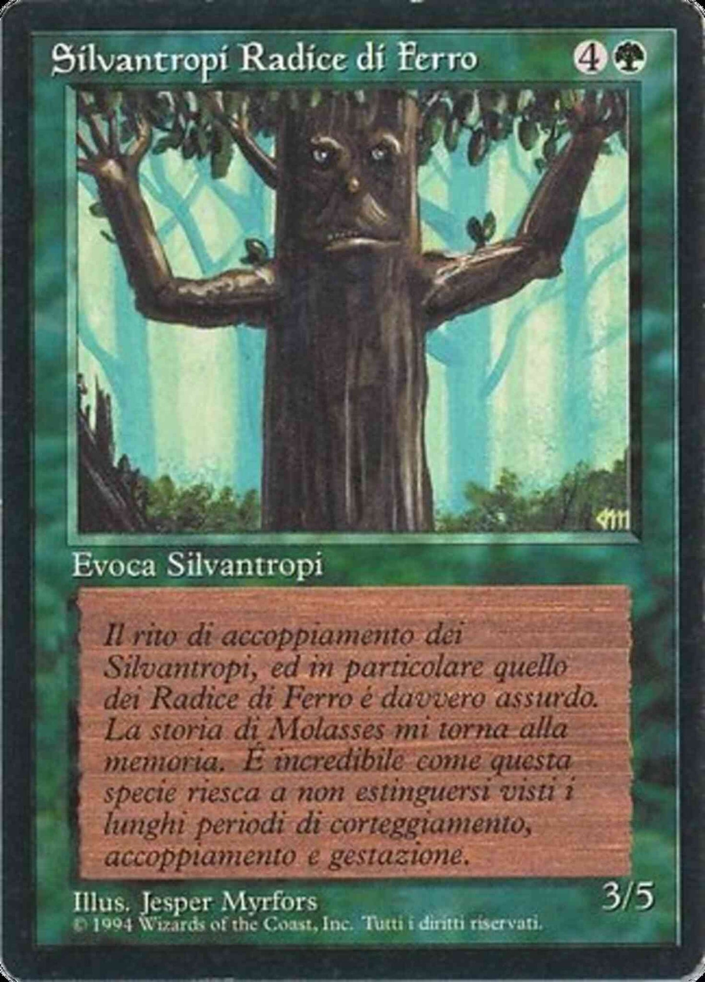 Ironroot Treefolk - Italian [204] [Foreign Black Border: Italian] [Non-Foil]