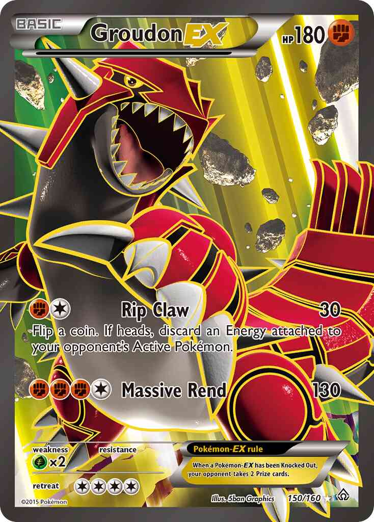 Groudon-EX - 150/160 - Rare Ultra [xy5-150] [Ultra]