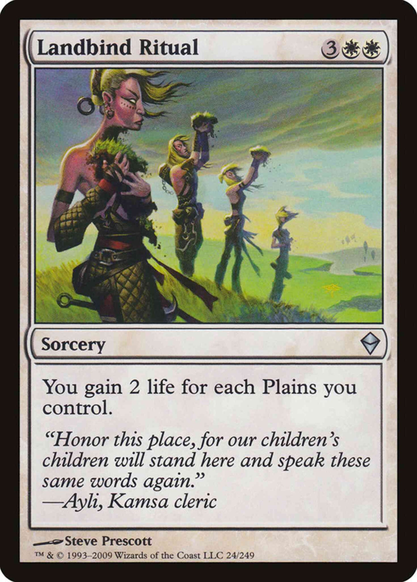 Landbind Ritual [24] [Zendikar] [Non-Foil]