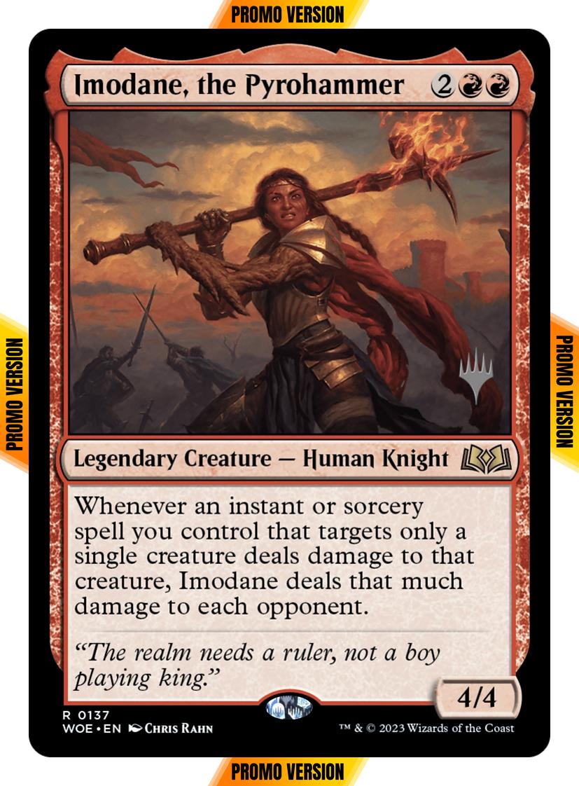 Imodane, the Pyrohammer [137p] [Promo Pack] [Wilds of Eldraine: Promos] [Non-Foil]