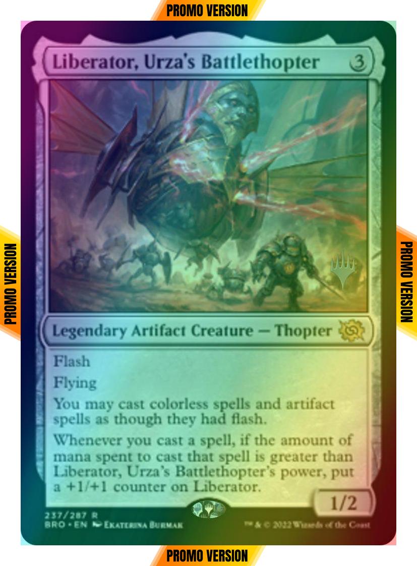 Liberator, Urza's Battlethopter [237p] [Promo Pack] [The Brothers' War: Promos] [Foil]