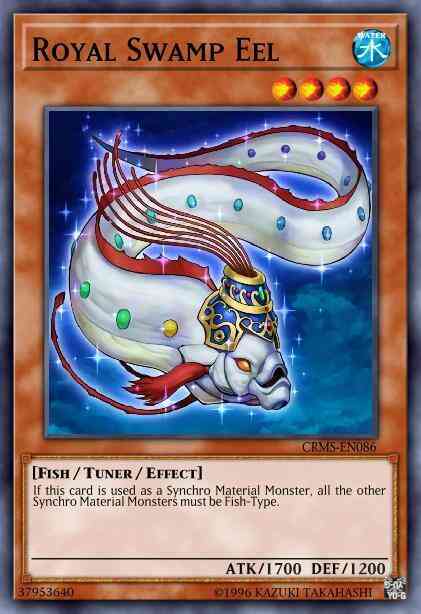 Royal Swamp Eel - CRMS-EN086 - Super Rare - 1st Edition