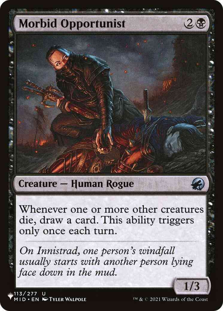Morbid Opportunist [MID-113] [The List] [Non-Foil]