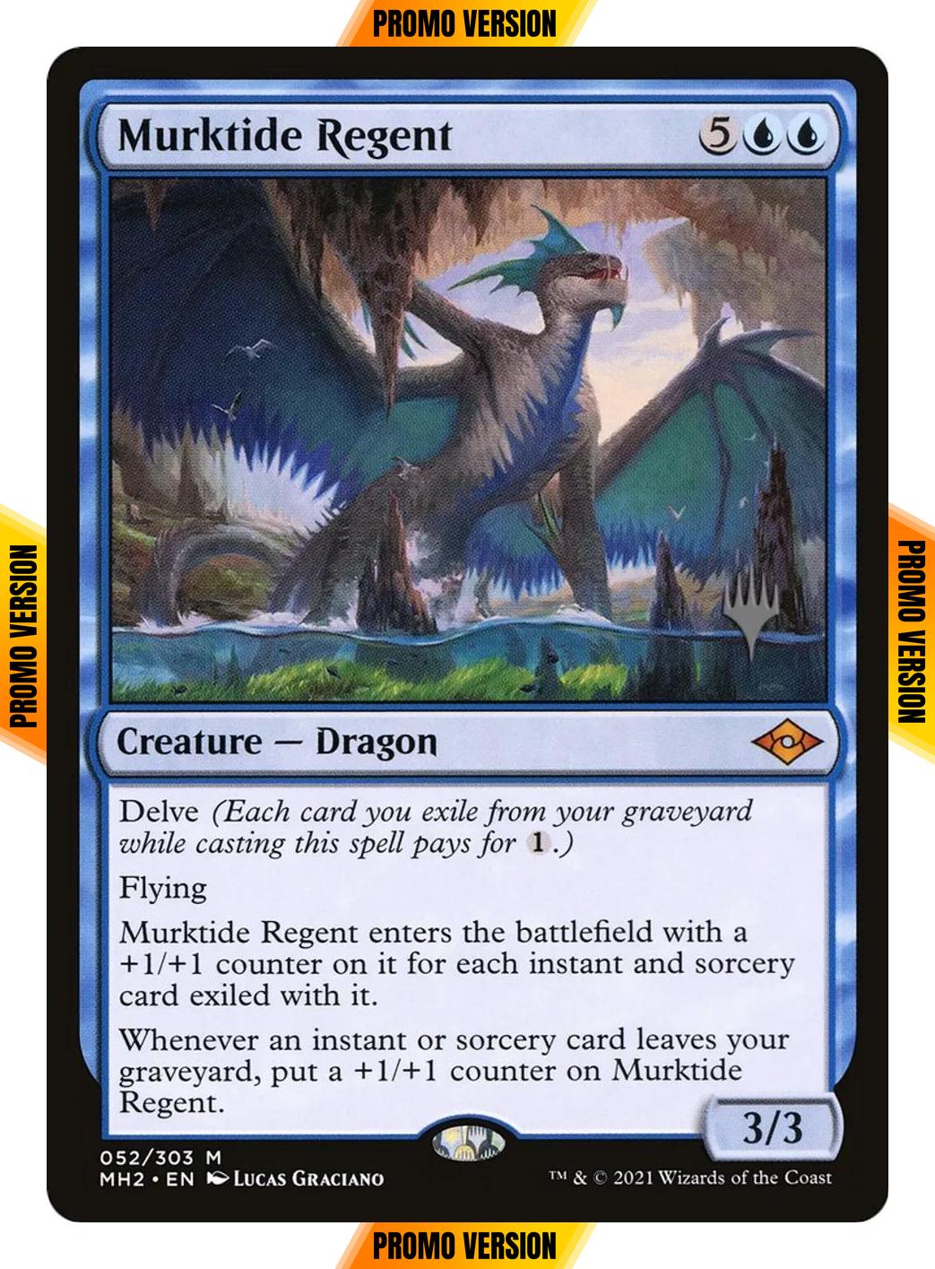 Murktide Regent [52p] [Promo Pack] [Modern Horizons 2 Promos] [Non-Foil]