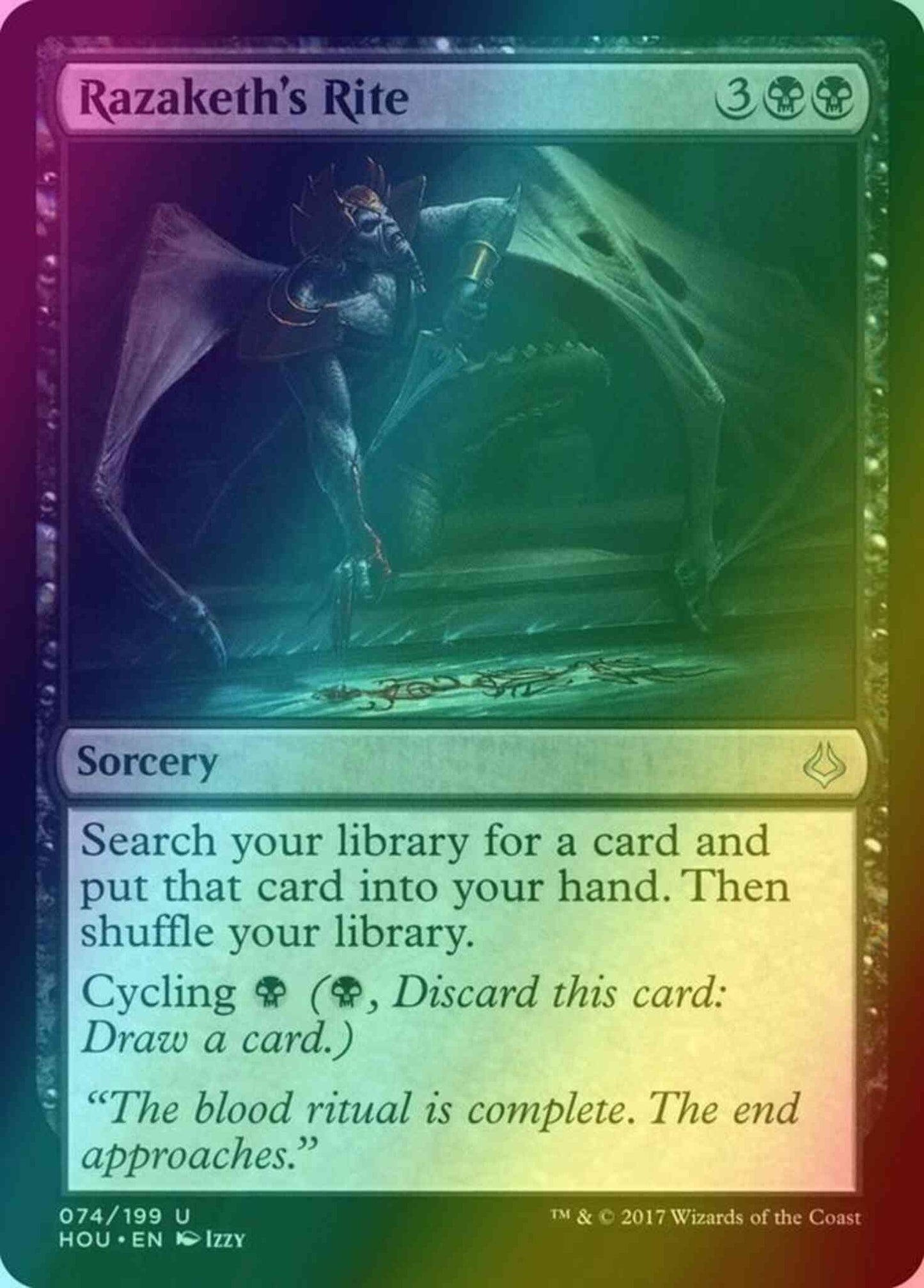 Razaketh's Rite [74] [Hour of Devastation] [Foil]