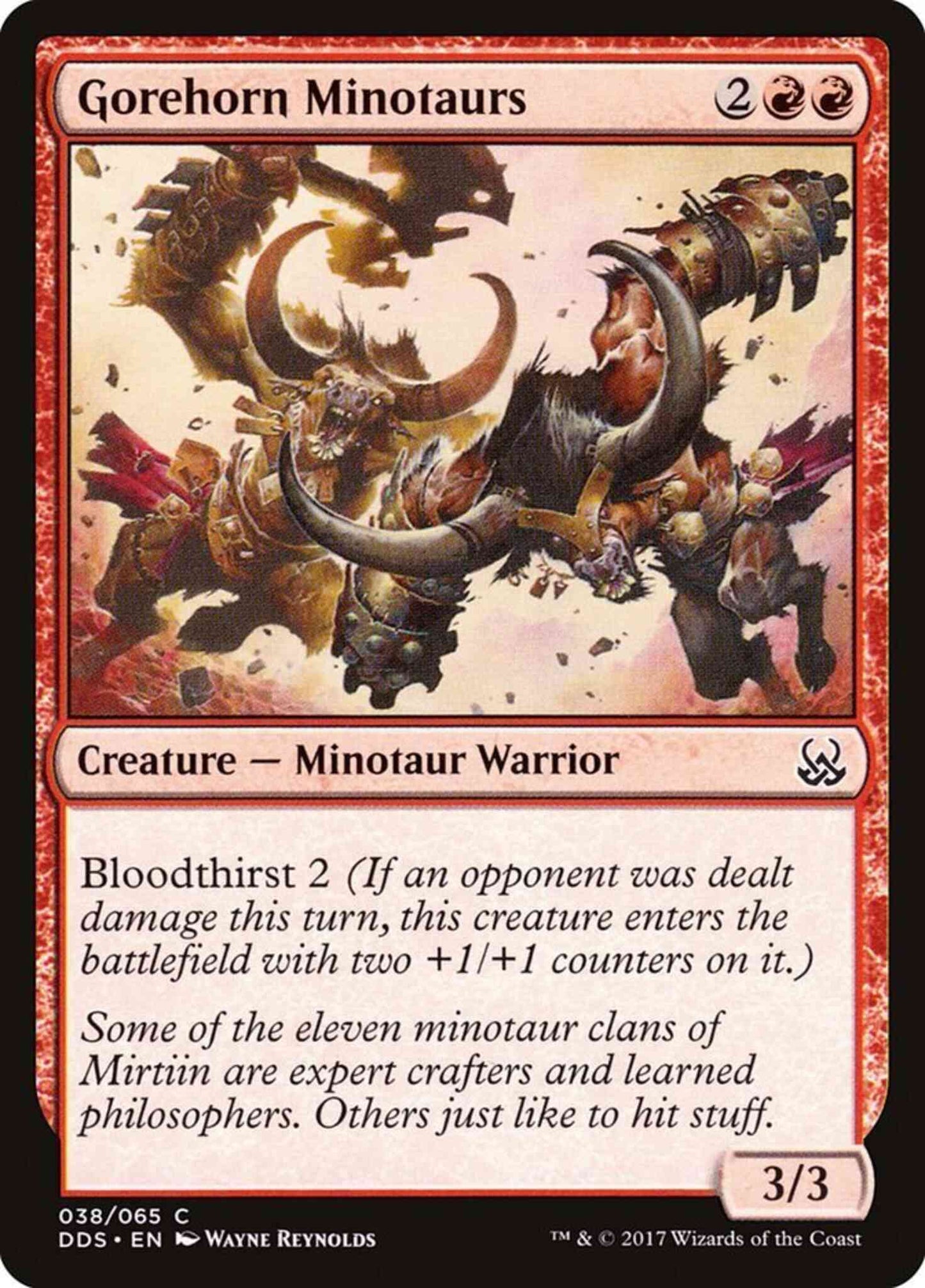 Gorehorn Minotaurs [38] [Duel Decks Mind vs Might] [Non-Foil]