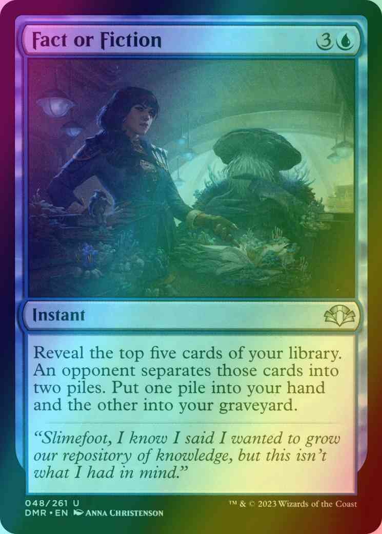 Fact or Fiction [48] [Dominaria Remastered] [Foil]