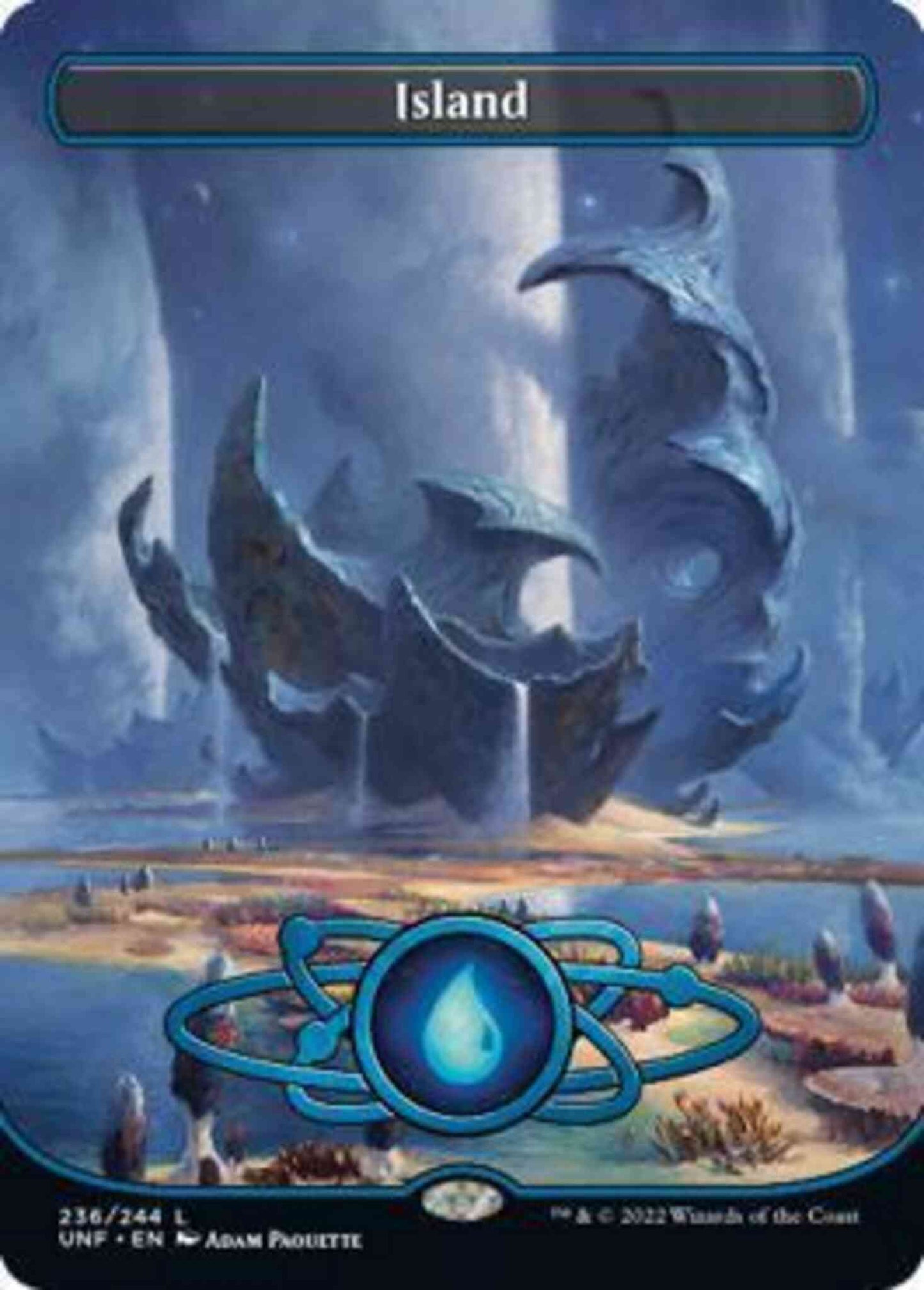 Island [236] [Borderless] [Planetary] [Unfinity] [Non-Foil]