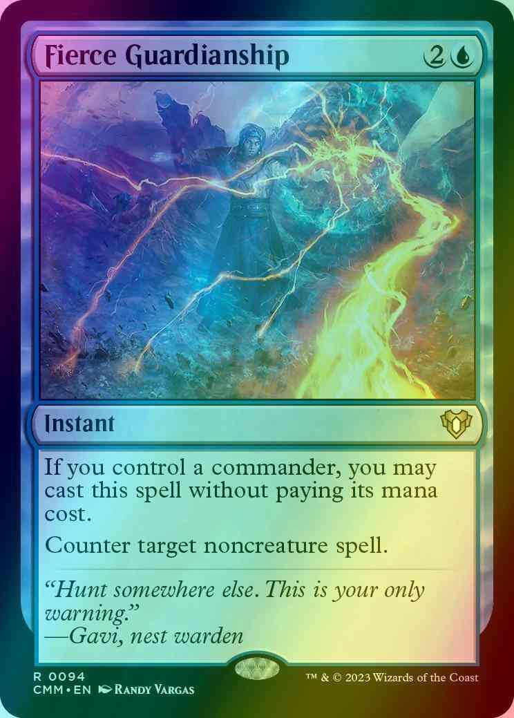Fierce Guardianship [94] [Commander Masters] [Foil]