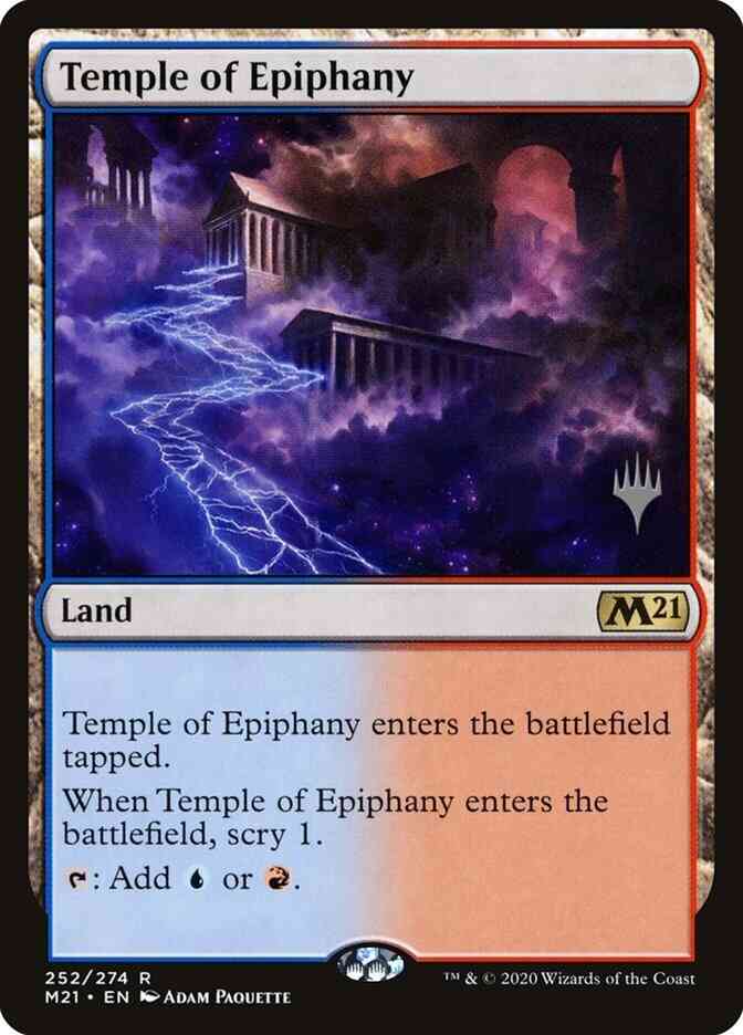 Temple of Epiphany [Promo Pack] [252p] [Core Set 2021 Promos] [Foil]