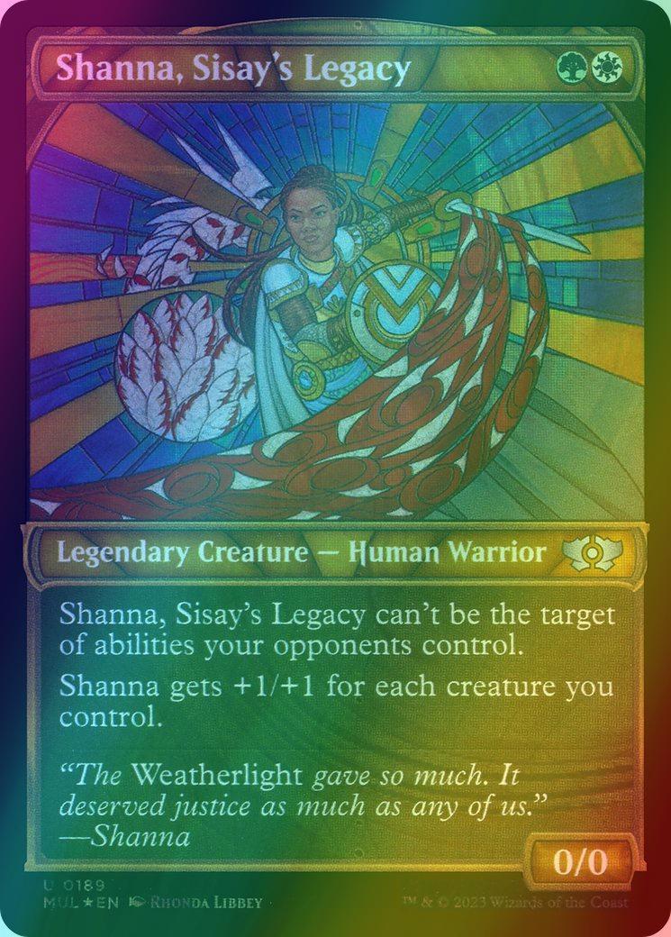 Shanna, Sisay's Legacy [189] [Planar Showcase] [Multiverse Legends] [Halo Foil]