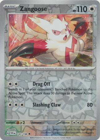 Zangoose - 147/198 - Uncommon [sv01-147] [Reverse Holo]