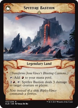 Vance's Blasting Cannons // Spitfire Bastion [173] [Ixalan] [Non-Foil]