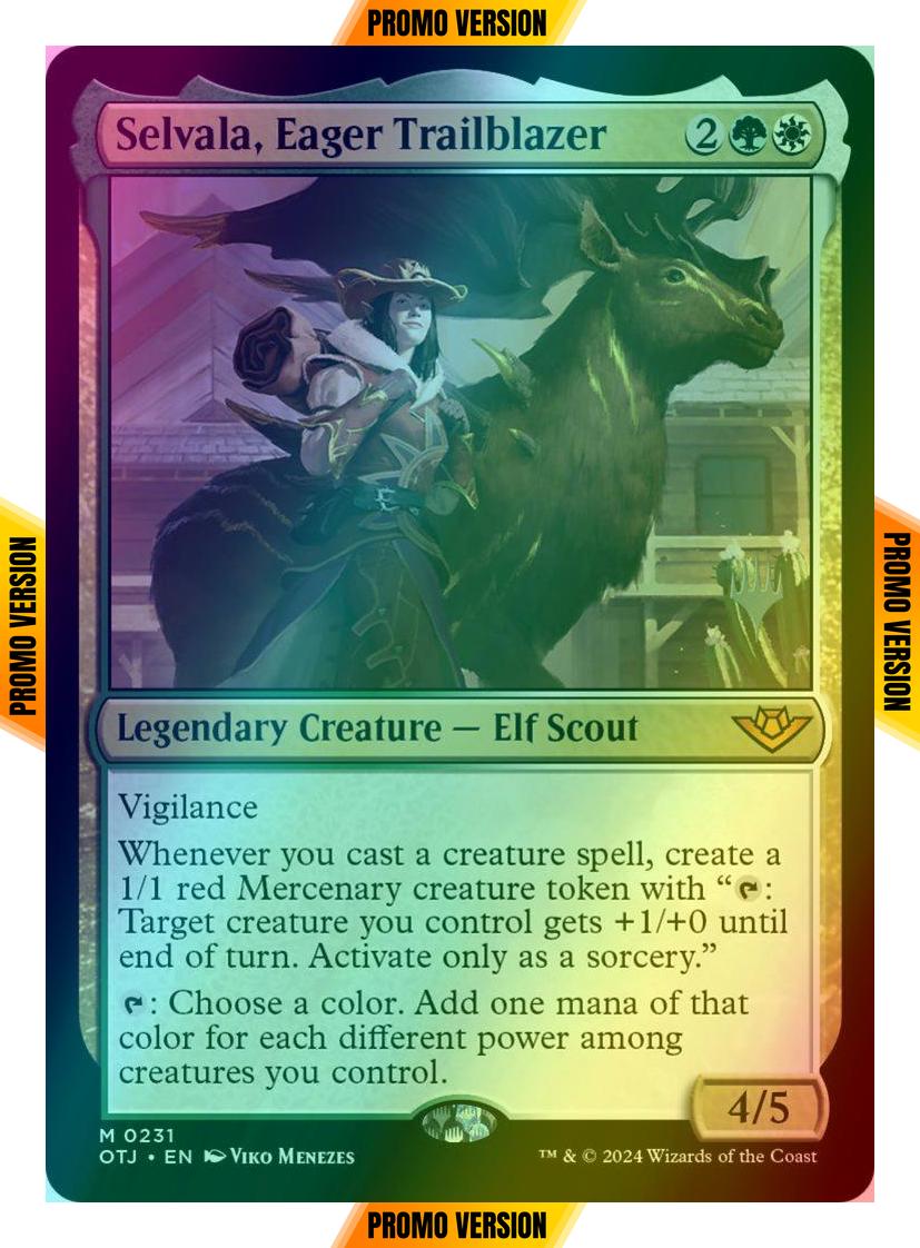 Selvala, Eager Trailblazer [231p] [Promo Pack] [Outlaws of Thunder Junction: Promos] [Foil]