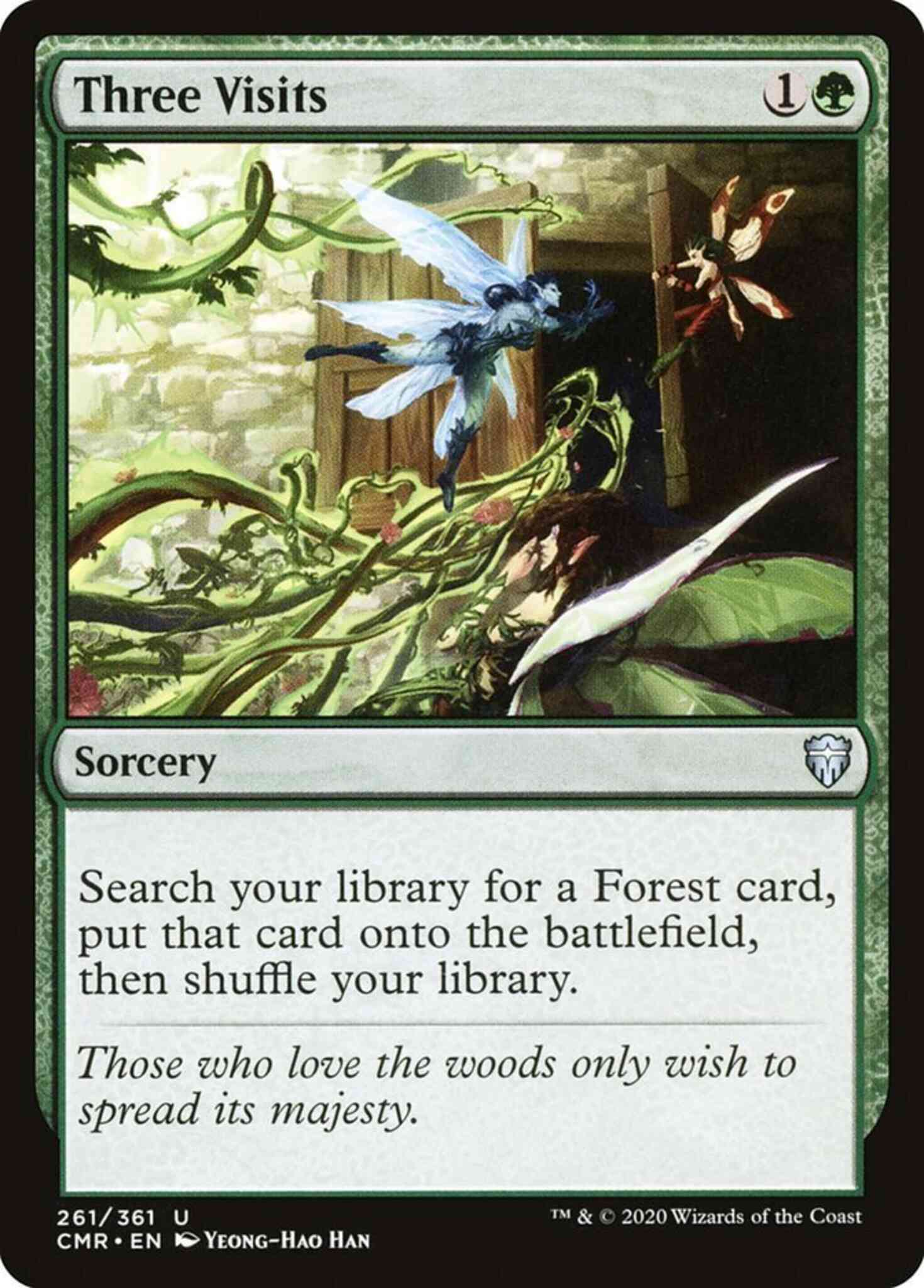 Three Visits [261] [Commander Legends] [Non-Foil] – Face to Face Games