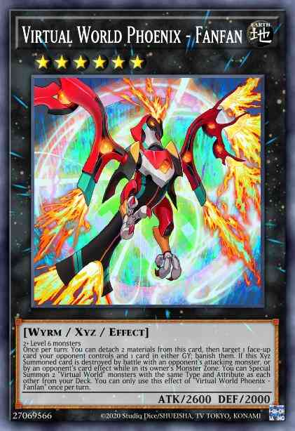 Virtual World Phoenix - Fanfan - PHRA-EN043 - Ultra Rare - 1st Edition