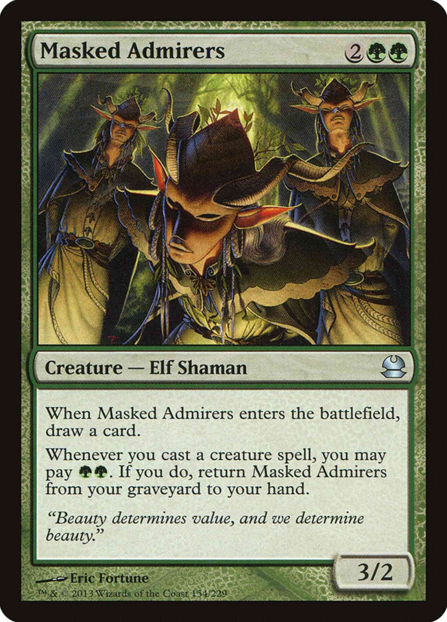 Masked Admirers [154] [Modern Masters] [Non-Foil]