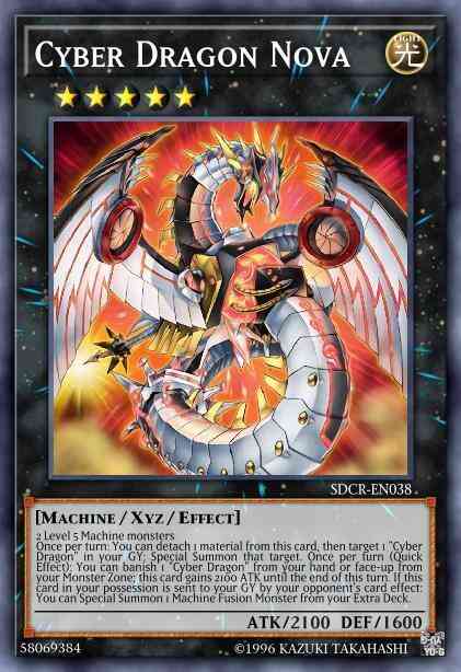 Cyber Dragon Nova - SDCR-EN038 - Ultra Rare - 1st Edition