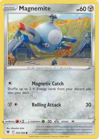 Magnemite - 105/189 - Common [swsh10-105] [Non-Holo]
