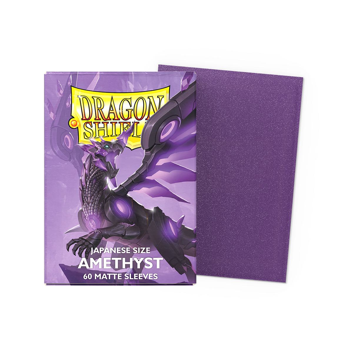 Dragon Shield Matte Sleeves - Japanese Size - 60ct - Amethyst