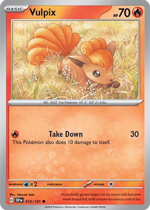 Vulpix - 016/191 - Common [sv08-016] [Non-Holo]