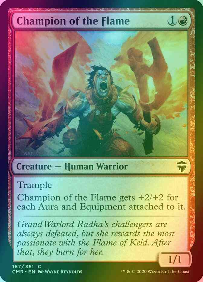 Champion of the Flame [167] [Commander Legends] [Foil]