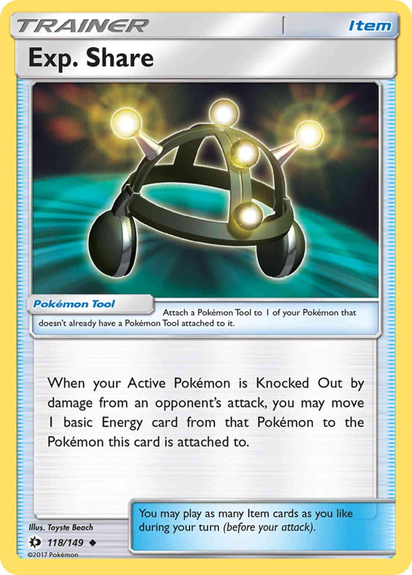 Exp. Share - 118/149 - Uncommon [sm1-118] [Reverse Holo]