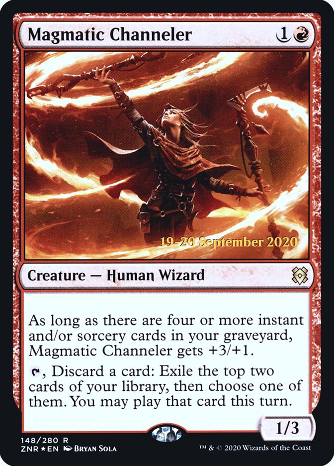 Magmatic Channeler [Prerelease] [148s] [Zendikar Rising Promos] [Foil]