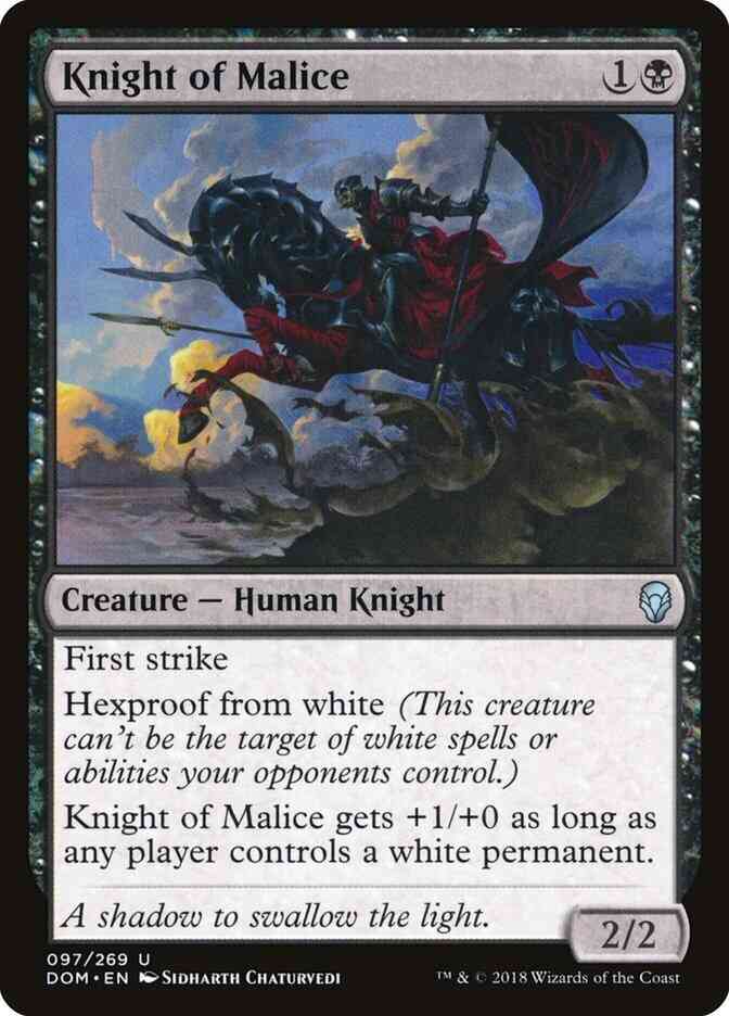 Knight of Malice [97] [Dominaria] [Non-Foil]