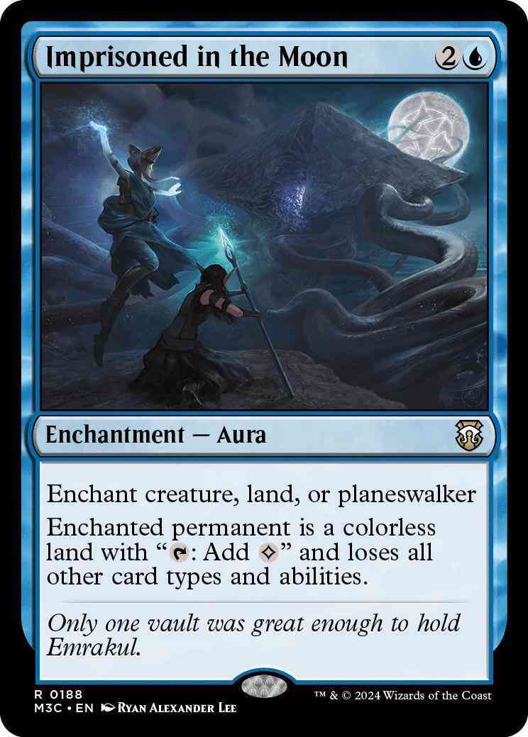 Imprisoned in the Moon [188] [Modern Horizons 3: Commander] [Ripple Foil]
