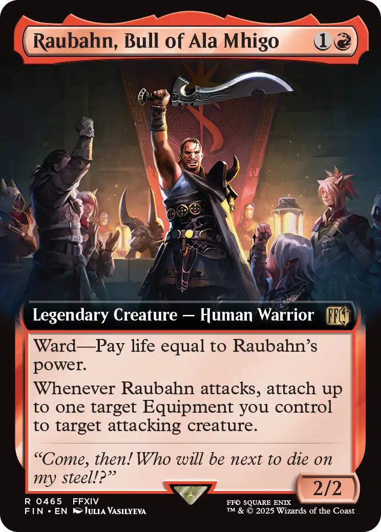 Raubahn, Bull of Ala Mhigo [465] [Extended Art] [FINAL FANTASY] [Non-Foil]