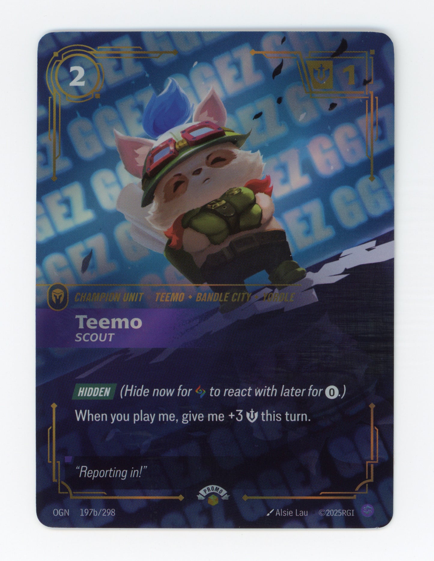 Teemo - Scout — GG EZ|Foil — ID 18508