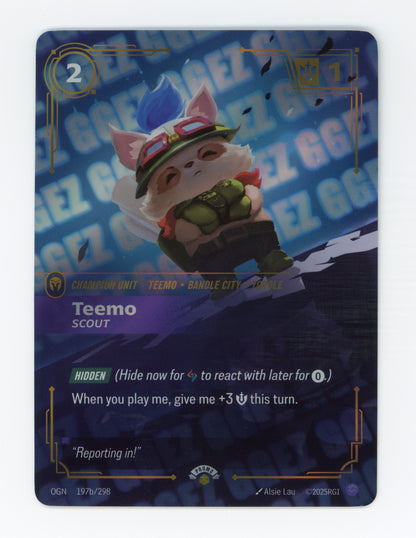 Teemo - Scout — GG EZ|Foil — ID 18508