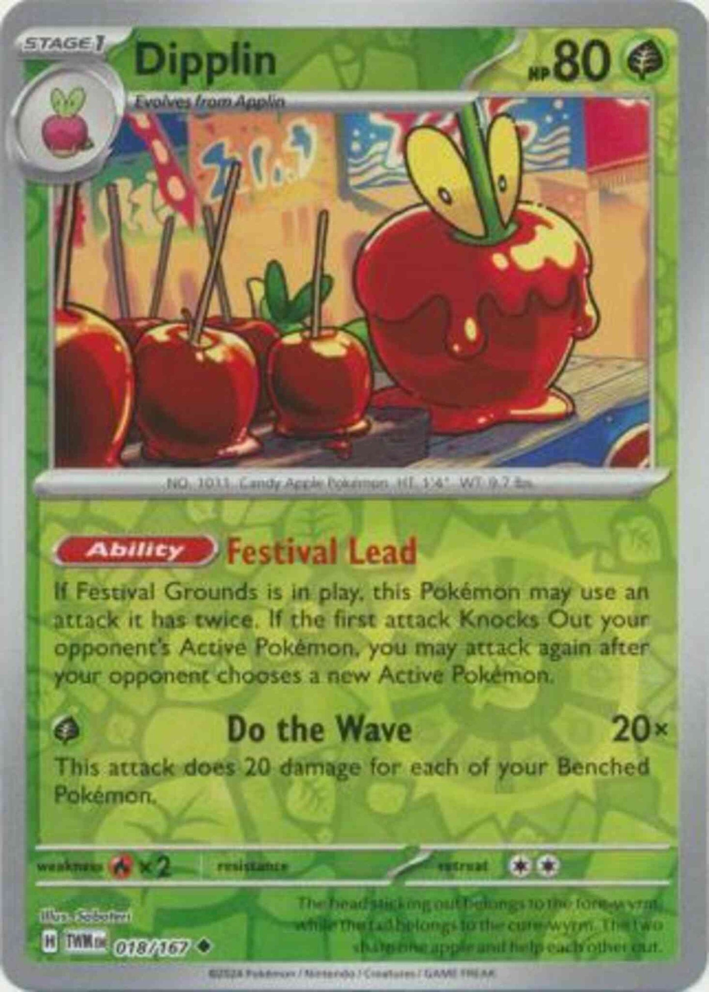 Dipplin - 018/167 - Uncommon [sv06-018] [Reverse Holo]