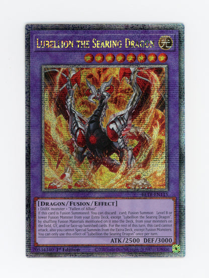 Lubellion the Searing Dragon — Quarter Century Secret Rare|1st Edition — ID 19868