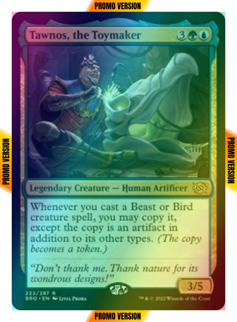 Tawnos, the Toymaker [222p] [Promo Pack] [The Brothers' War: Promos] [Foil]