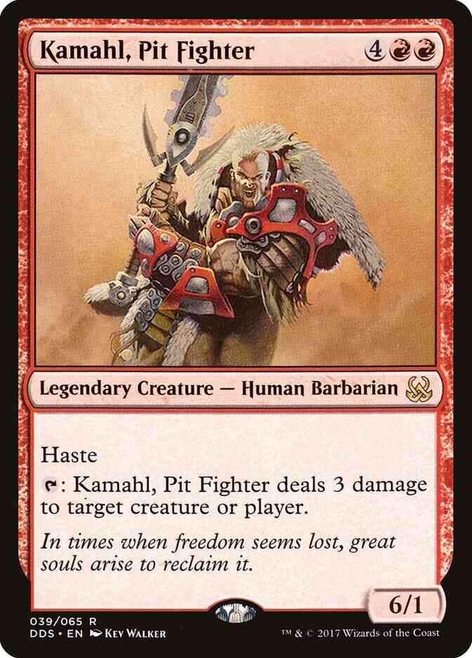 Kamahl, Pit Fighter [39] [Duel Decks Mind vs Might] [Non-Foil]