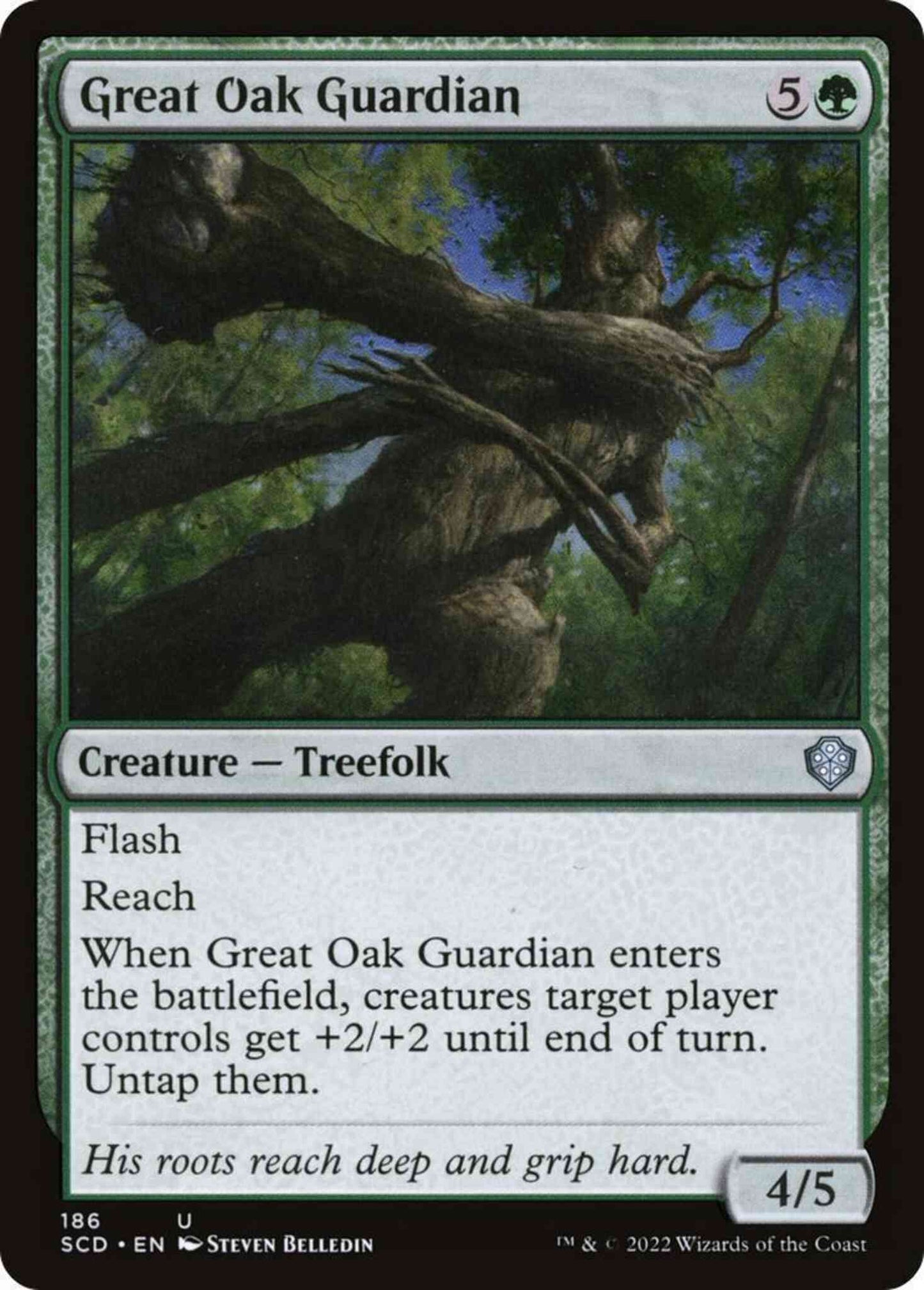 Great Oak Guardian [186] [Starter Commander Decks] [Non-Foil]