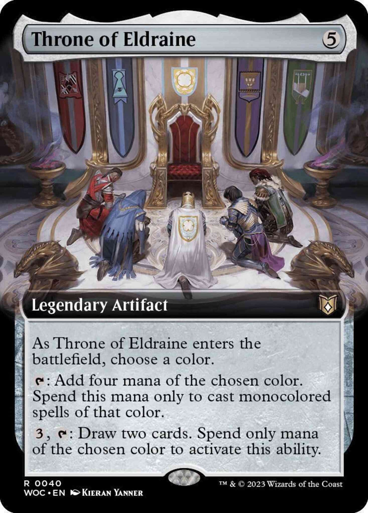 Throne of Eldraine [40] [Extended Art] [Wilds of Eldraine: Commander] [Non-Foil]