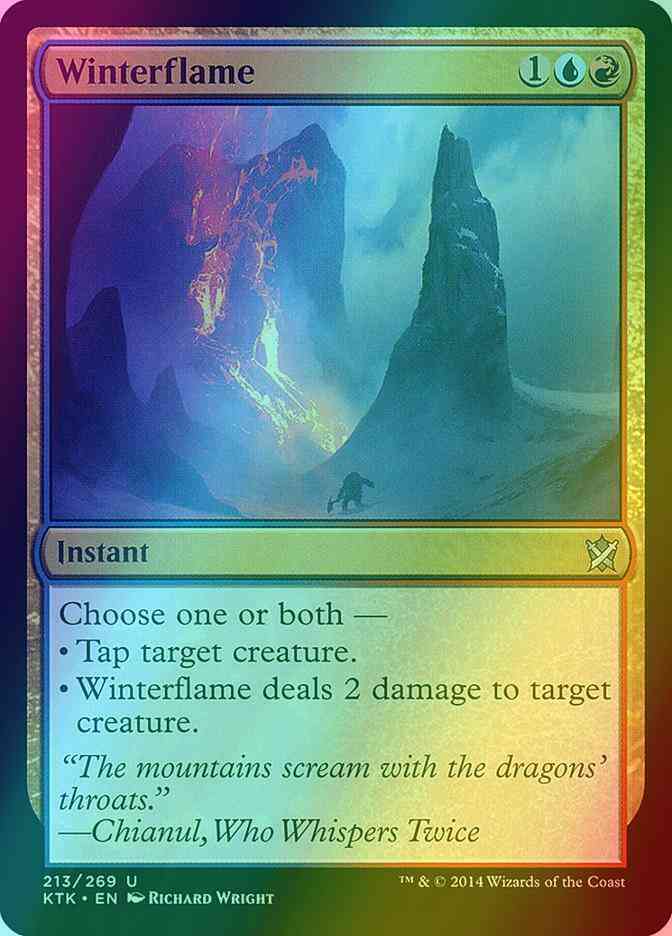 Winterflame [213] [Khans Of Tarkir] [Foil]